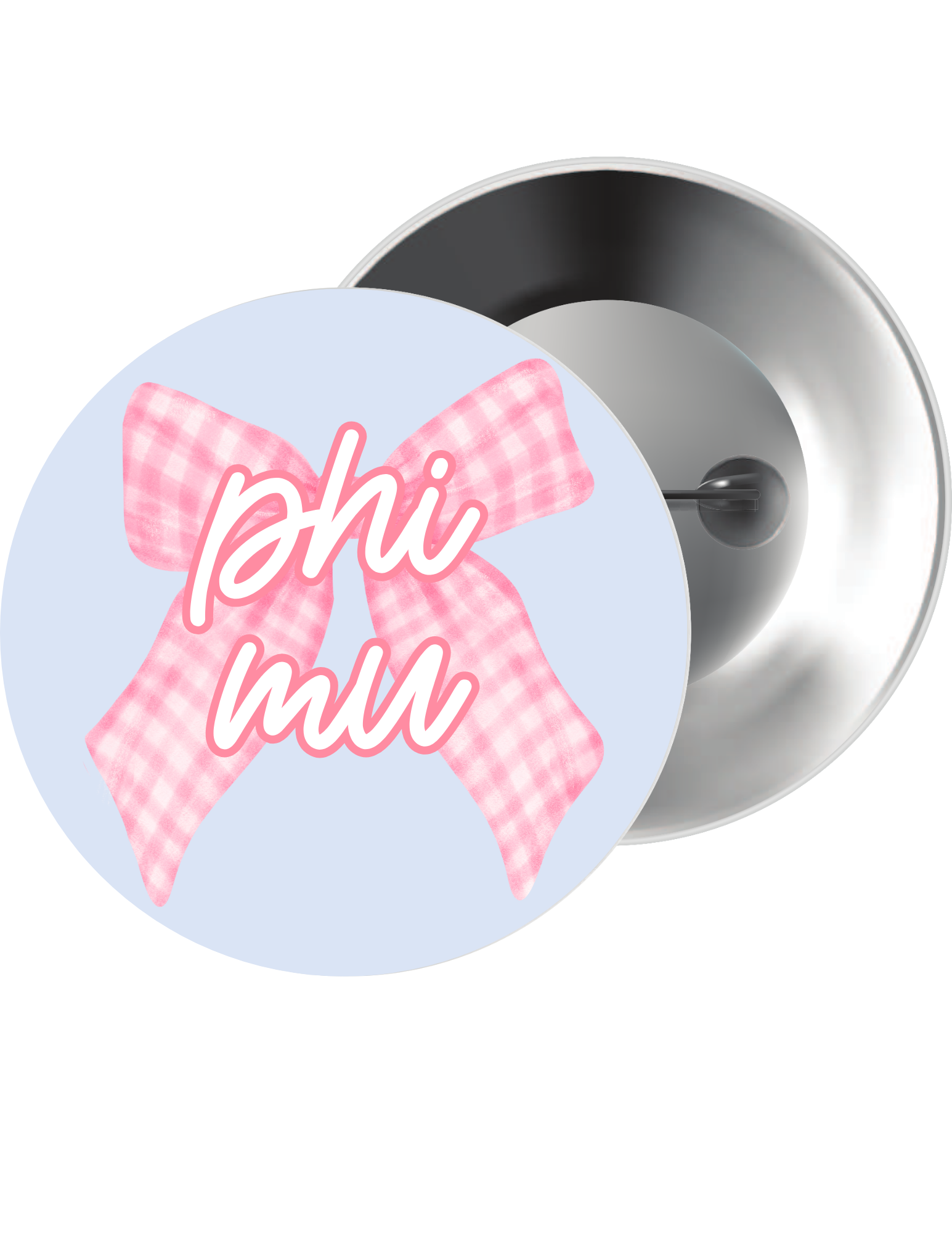 *CUSTOM* Pink Gingham Bow
