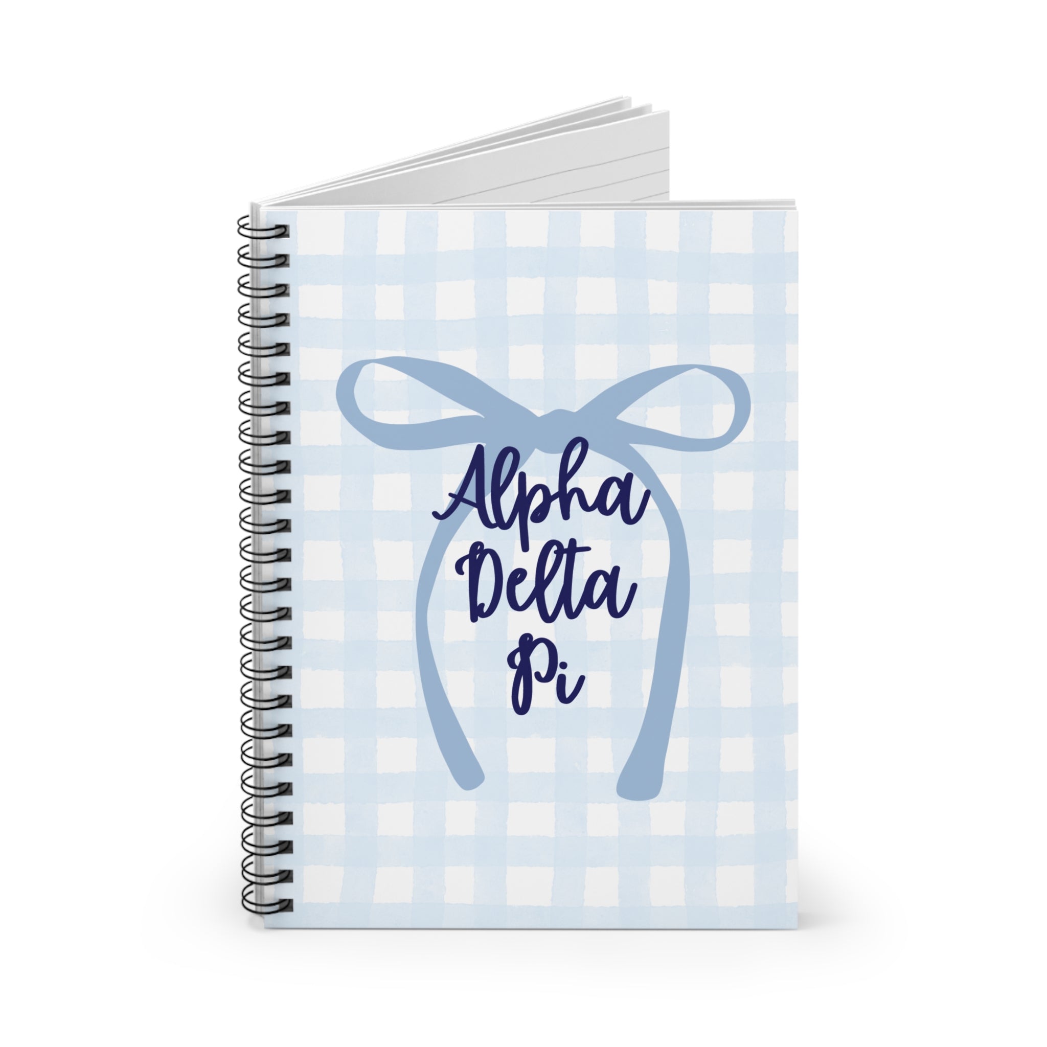 Alpha Delta Pi Spiral Notebook - Ruled Line Sorority Big Little Gift Greek Life Present Notepad Sisterhood ADPi