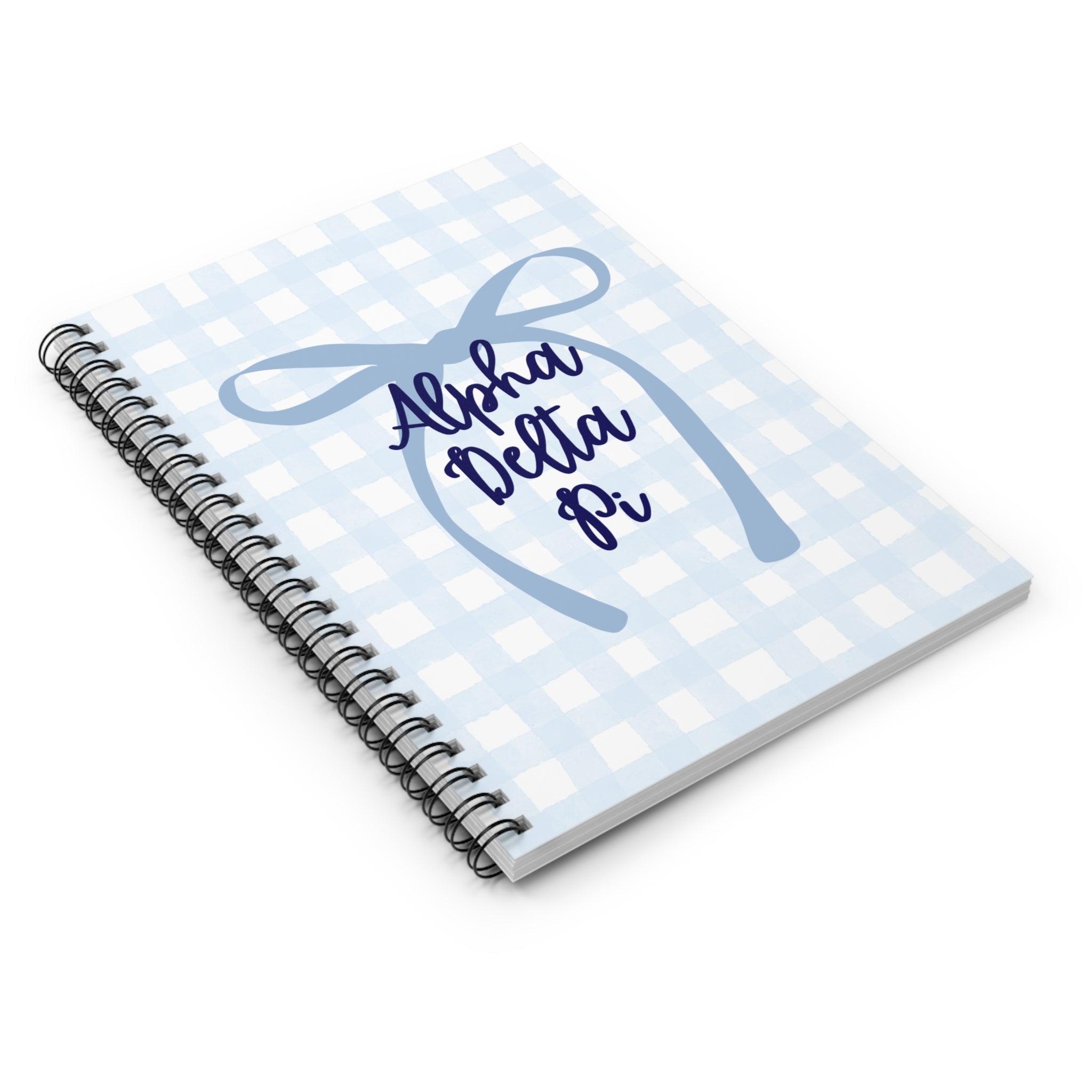 Alpha Delta Pi Spiral Notebook - Ruled Line Sorority Big Little Gift Greek Life Present Notepad Sisterhood ADPi